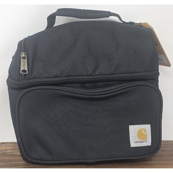 Carhartt Other - Carhartt Deluxe Dual Compartment Insulated Lunch Cooler Bag Black 12 Can Capacit